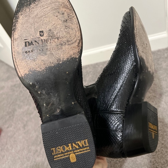 Vintage Dan Post python cowboy boots - Picture 10 of 11